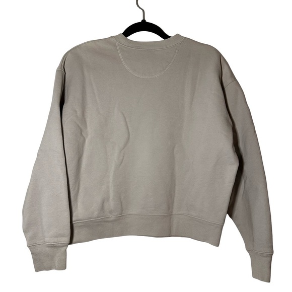 Girlfriend Collective 50/50 Long Sleeve Cropped
Pull Over Sweatshirt Gray Sz S - Picture 5 of 7